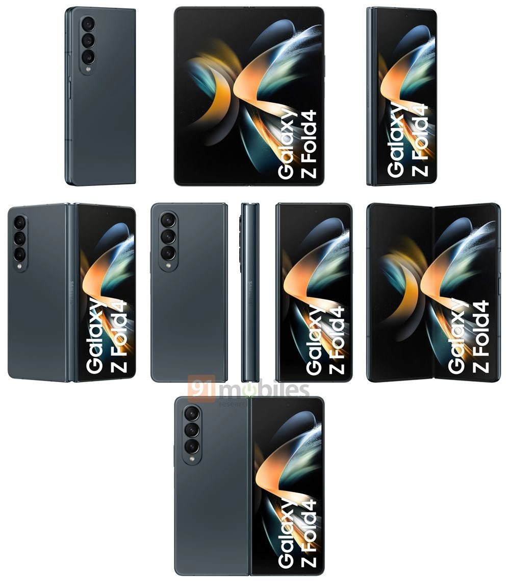 Samsung Galaxy Z Fold4 και Galaxy Z Flip4 σε νέα αποκαλυπτικά renders Samsung Galaxy Z Fold4 και Galaxy Z Flip4 σε νέα αποκαλυπτικά renders